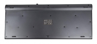 Клавиатура A4Tech KLS-7MUU серебристый/черный USB slim Multimedia от магазина РЭССИ