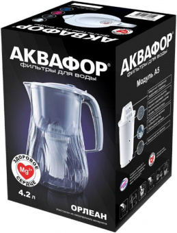 Кувшин Аквафор Орлеан черный 4.2л. от магазина РЭССИ