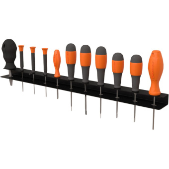 Настенный держатель-органайзер отверток EMBODIMENT черный EMB-WOSC-W-B от магазина РЭССИ