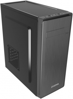 Корпус Digma DC-ATX100-U2 черный без БП ATX 1x80mm 2x120mm 2xUSB2.0 audio от магазина РЭССИ