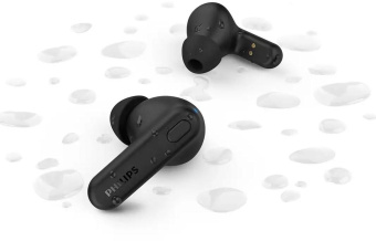 Гарнитура внутриканальные Philips TWS черный беспроводные bluetooth в ушной раковине (TAT1108BK/00) от магазина РЭССИ
