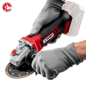 Углошлифовальная машина Зубр УШМ-18-125 10000об/мин рез.шпин.:M14 d=125мм от магазина РЭССИ