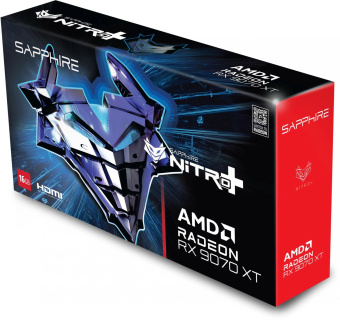 Видеокарта Sapphire PCI-E 5.0 11348-01-20G NITRO+AMD RADEON RX 9070 XT GAMING OC 16GB DUAL AMD Radeon RX 9070XT 16Gb 256bit GDDR6 2520/20000 HDMIx2 DPx2 HDCP Ret от магазина РЭССИ