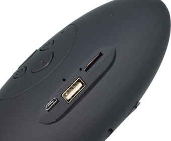 Колонка порт. Hyundai H-PAC100 черный 3W 1.0 BT/3.5Jack/USB от магазина РЭССИ