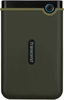 Жесткий диск Transcend USB 3.0 1Tb TS1TSJ25M3G StoreJet 25M3 (5400rpm) 2.5" зеленый от магазина РЭССИ