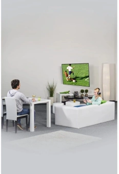 Кронштейн для телевизора Hama 00220824 черный 32"-65" макс.25кг настенный поворот и наклон от магазина РЭССИ