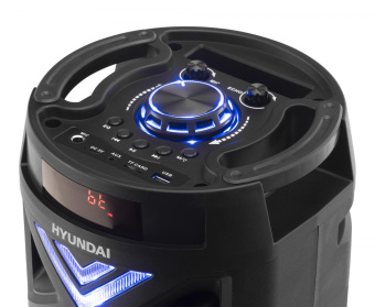 Минисистема Hyundai H-MC180 черный 80Вт FM USB BT SD/MMC от магазина РЭССИ