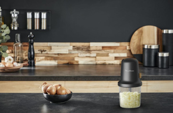 Измельчитель электрический Moulinex AT80E810 0.5л. 500Вт черный от магазина РЭССИ