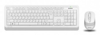 Клавиатура + мышь A4Tech Fstyler FG1010 клав:белый/серый мышь:белый/серый USB беспроводная Multimedia от магазина РЭССИ