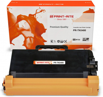 Картридж лазерный Print-Rite TFB557BPU1J PR-TN3480 TN-3480 черный (8000стр.) для Brother DCP L5500DN/L6600DW от магазина РЭССИ