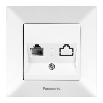 Розетка комп. Panasonic Arkedia WMTC04042WH-RU скрыт. IP20 белый (упак.:1шт) от магазина РЭССИ