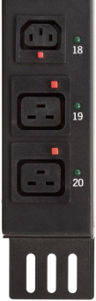 Блок распределения питания Powercom PDU-16AVMS20-18C13-2C19 от магазина РЭССИ