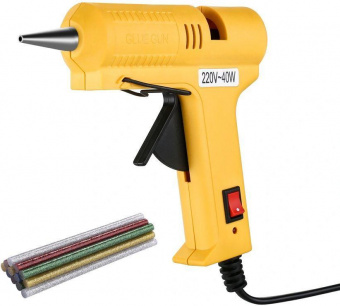 Клеевой пистолет Deko DKGG40 SET5 40Вт 5гр/мин стерж.:7мм от магазина РЭССИ