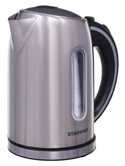 Чайник электрический Starwind SKS4210 1.7л. 2200Вт серебристый матовый (корпус: нержавеющая сталь) от магазина РЭССИ