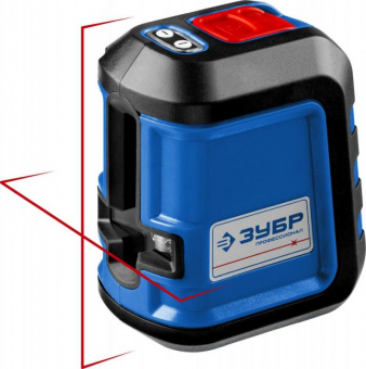 Нивелир лазерн. Зубр КРЕСТ-15 цв.луч. красный (34902_Z01) от магазина РЭССИ