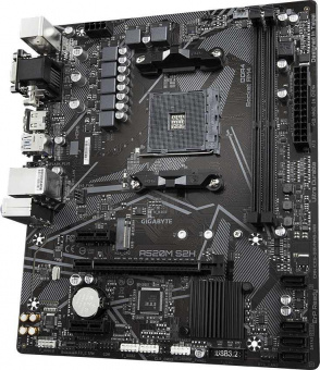 Материнская плата Gigabyte A520M S2H Soc-AM4 AMD A520 2xDDR4 mATX AC`97 8ch(7.1) GbLAN RAID+VGA+DVI+HDMI от магазина РЭССИ