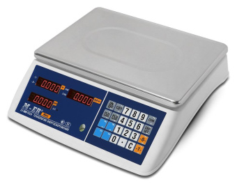 Весы фасовочные Mertech M-ER 223AC-15.2 с печатью этикеток серый (3621) от магазина РЭССИ