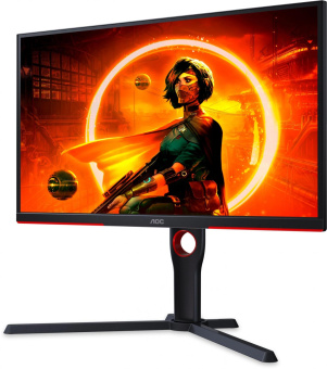 Монитор AOC 24.5" Gaming 25G3ZM черный/красный VA LED 16:9 HDMI матовая HAS Piv 300cd 178гр/178гр 1920x1080 240Hz DP FHD 4.24кг от магазина РЭССИ