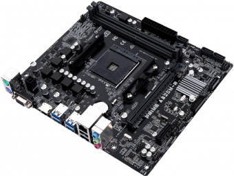 Материнская плата Asus PRIME A320M-R-SI Soc-AM4 AMD A320 2xDDR4 mATX AC`97 8ch(7.1) GbLAN RAID+VGA+HDMI White Box от магазина РЭССИ