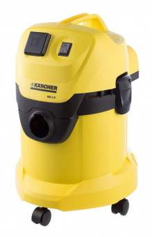 Строительный пылесос Karcher WD 3 P 1000Вт (уборка: сухая/сбор воды) желтый от магазина РЭССИ