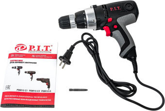 Дрель-шуруповерт P.I.T. PBM10-C2 400Вт патрон:быстрозажимной от магазина РЭССИ