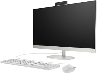 Моноблок HP 27-cr0002i 27" Full HD Touch i7 1355U (1.7) 16Gb SSD512Gb Iris Xe Free DOS GbitEth WiFi BT 90W клавиатура мышь Cam белый 1920x1080 от магазина РЭССИ