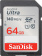 Картинка Флеш карта SDXC 64GB Sandisk SDSDUNB-064G-GN6IN Ultra от магазина РЭССИ Флеш карта SDXC 64GB Sandisk SDSDUNB-064G-GN6IN Ultra от магазина РЭССИ