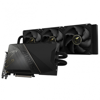 Видеокарта Gigabyte PCI-E 4.0 GV-N4090AORUSX W-24GD NVIDIA GeForce RTX 4090 24576Mb 384 GDDR6X 2565/21000 HDMIx1 DPx3 HDCP Ret от магазина РЭССИ