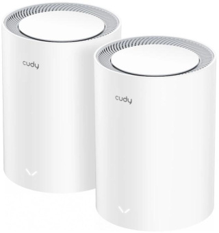 Бесшовный Mesh роутер Cudy M3000 (M3000(2-PACK) WHITE) AX3000 10/100/1000/2500BASE-T белый (упак.:2шт) от магазина РЭССИ