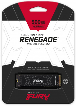 Накопитель SSD Kingston PCI-E 4.0 x4 500Gb SFYRS/500G Fury Renegade M.2 2280 от магазина РЭССИ
