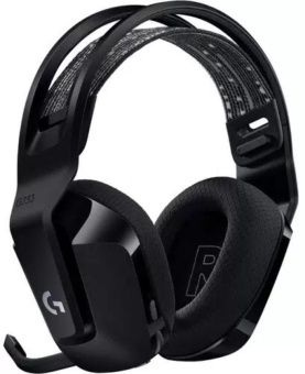 Наушники с микрофоном Logitech G733 Lightspeed черный мониторные Radio оголовье (981-000867) от магазина РЭССИ