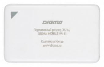 Модем 3G/4G Digma Mobile WiFi DMW1969 micro USB Wi-Fi Firewall +Router внешний белый от магазина РЭССИ