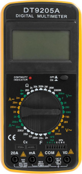 Мультиметр Ресанта DT 9205A от магазина РЭССИ