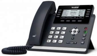Телефон IP Yealink SIP-T43U черный от магазина РЭССИ