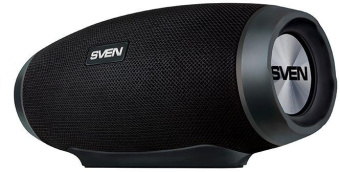 Колонка порт. Sven PS-230 черный 12W 2.0 BT/USB 10м 1500mAh (SV-017576) от магазина РЭССИ