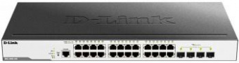 Коммутатор D-Link DGS-3000-28X/B1A 24G 4SFP+ управляемый от магазина РЭССИ