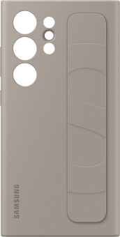 Чехол (клип-кейс) Samsung для Samsung Galaxy S24 Ultra Standing Grip Case S24 Ultra серо-коричневый (EF-GS928CUEGRU) от магазина РЭССИ