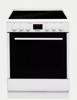 Плита Электрическая Hansa FCCW68208 белый стеклокерамика (без крышки) от магазина РЭССИ