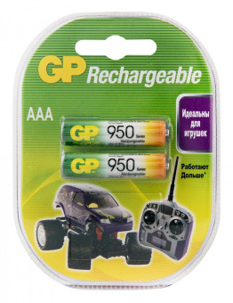 Аккумулятор GP 95AAAHC AAA NiMH 950mAh (2шт) от магазина РЭССИ