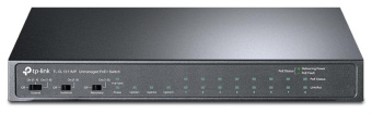 Коммутатор TP-Link TL-SL1311MP 8x100Mb 2G 1SFP 8PoE+ 124W неуправляемый от магазина РЭССИ