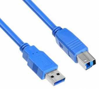Кабель Buro USB3.0-AM/BM USB A(m) USB B(m) 1.8м синий от магазина РЭССИ