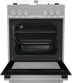 Плита Газовая Gorenje GI6121XH нержавеющая сталь (стеклянная крышка) реш.сталь от магазина РЭССИ