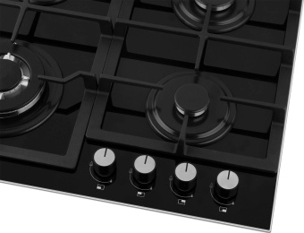 Газовая варочная поверхность Weissgauff HGG 641 BGV черный от магазина РЭССИ