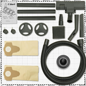 Строительный пылесос Bort BSS-1620-Storm 1600Вт (уборка: сухая/влажная) синий от магазина РЭССИ