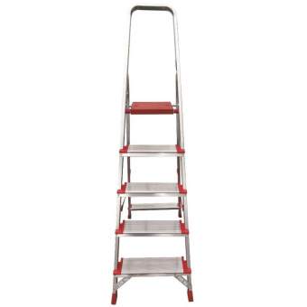 Профессиональная стремянка Новая Высота NV3117 1x5 ступеней 130 мм 3117105 от магазина РЭССИ