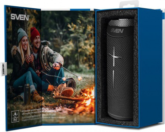Колонка порт. Sven АС PS-280 черный 12W 2.0 BT 10м 2400mAh (SV-020521) от магазина РЭССИ