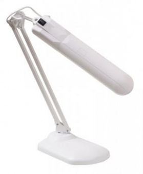 Светильник Трансвит ДЕЛЬТА 1У (Delta1U/Wh) настольный на подставке G23 белый 11Вт от магазина РЭССИ