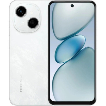 Смартфон Tecno Spark Go 1 64Gb 3Gb белый моноблок 3G 4G 2Sim 6.67" 720x1600 Android 14 13Mpix 802.11 a/b/g/n/ac GPS TouchSc Protect A-GPS microSD max1024Gb от магазина РЭССИ