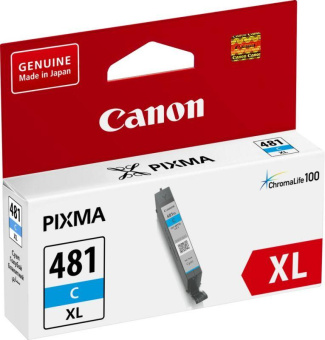 Картридж струйный Canon CLI-481XLC 2044C001 голубой (8.3мл) для Canon Pixma TS6140/TS8140TS/TS9140/TR7540/TR8540 от магазина РЭССИ