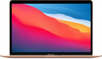 Ноутбук Apple MacBook Air M1 8 core 8Gb SSD2Tb/7 core GPU 13.3" IPS (2560x1600) Mac OS gold WiFi BT Cam (Z12A0008M) от магазина РЭССИ